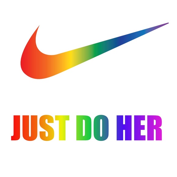 nike rainbow logo